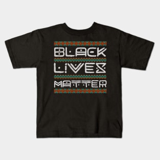 Black Lives Matter africa lettering Gift Kids T-Shirt